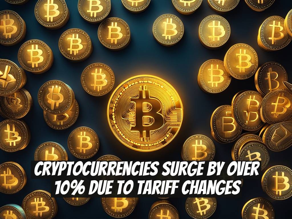 Cryptocurrencies Surge by Over 10% Due to Tariff Changes