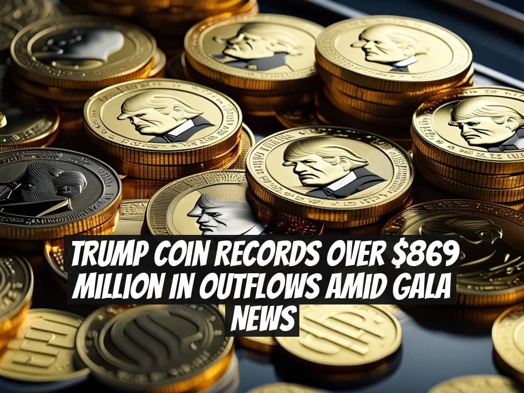 TRUMP Coin Records Over $869 Million in Outflows Amid Gala News