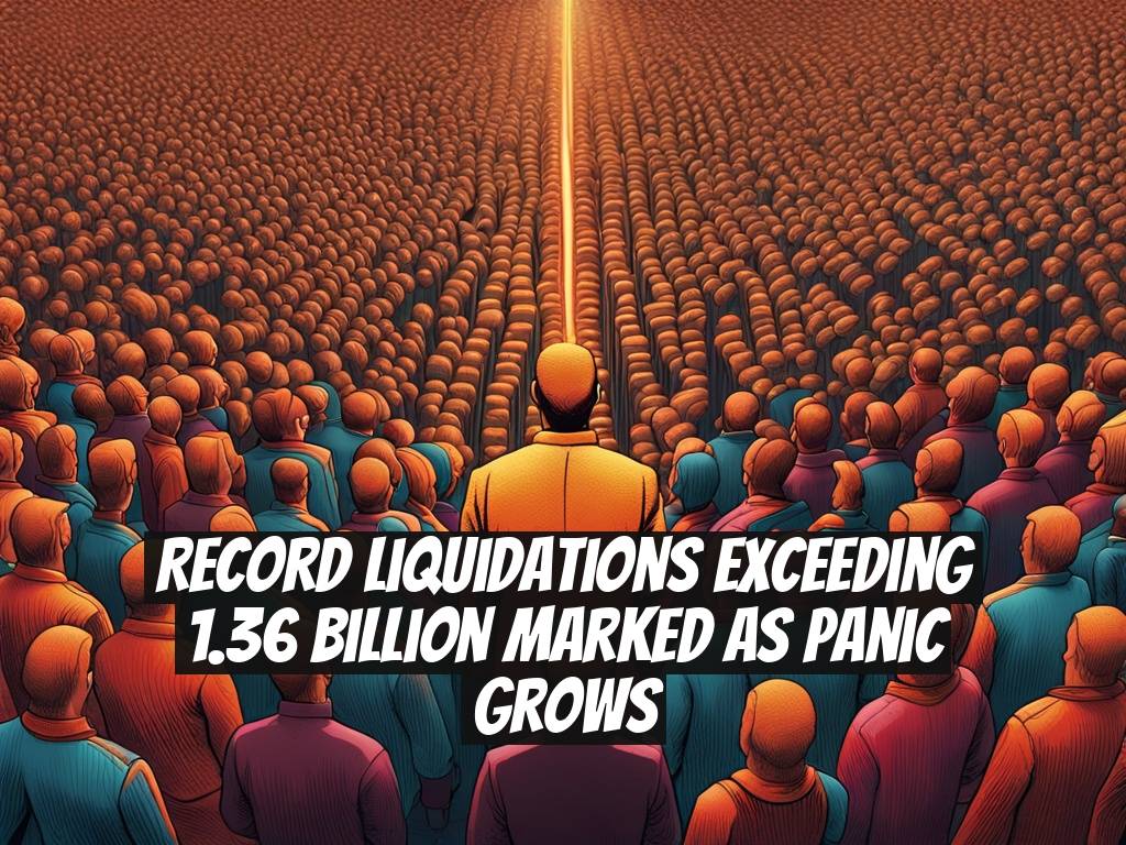 Record Liquidations Exceeding 1.36 Billion Marked as Panic Grows
