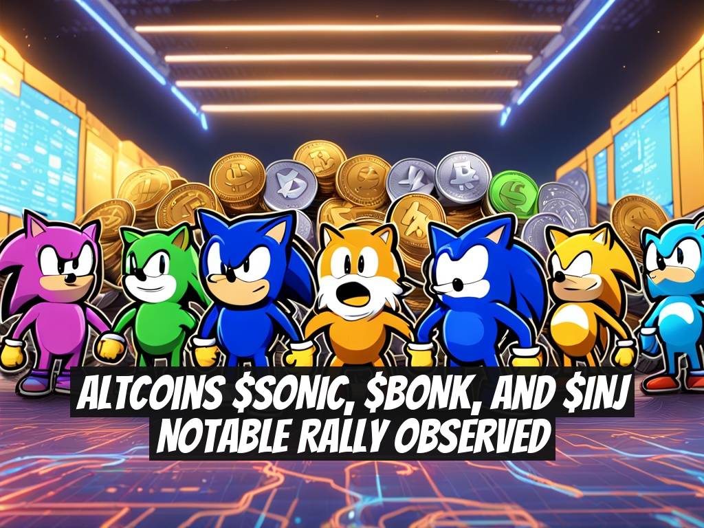 Altcoins $SONIC, $BONK, and $INJ Notable Rally Observed
