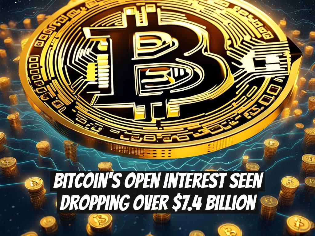 Bitcoin's Open Interest Seen Dropping Over $7.4 Billion