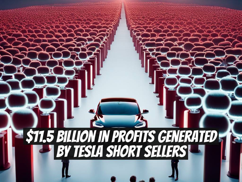 $11.5 Billion in Profits Generated by Tesla Short Sellers