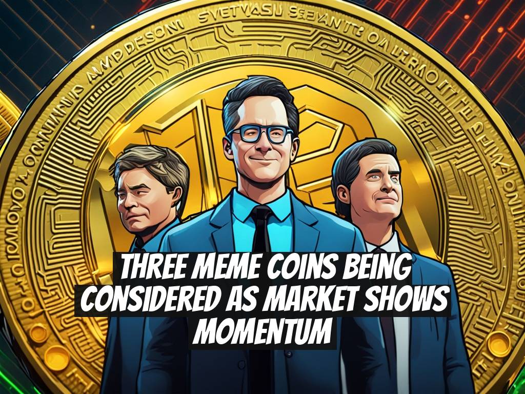 Three Meme Coins Being Considered as Market Shows Momentum