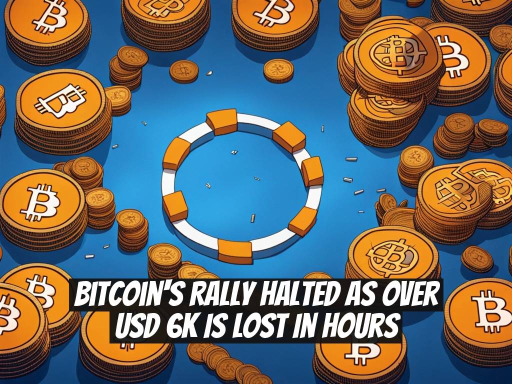 Bitcoin's Rally Halted as Over USD 6K is Lost in Hours