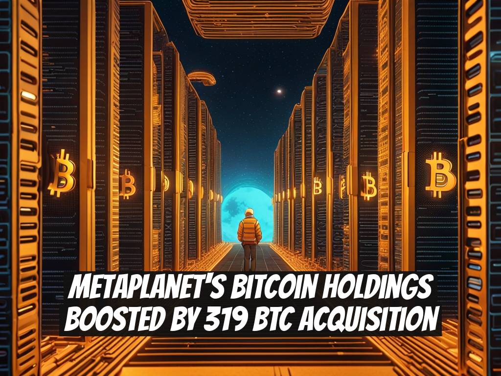Metaplanet's Bitcoin Holdings Boosted by 319 BTC Acquisition