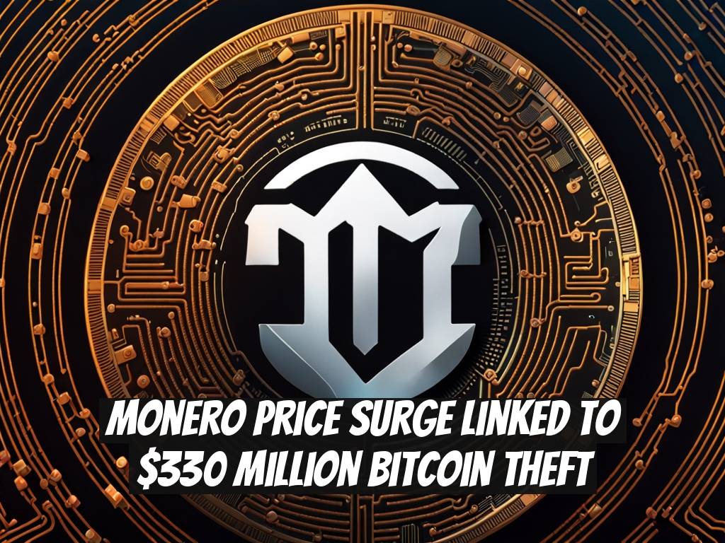 Monero Price Surge Linked to $330 Million Bitcoin Theft