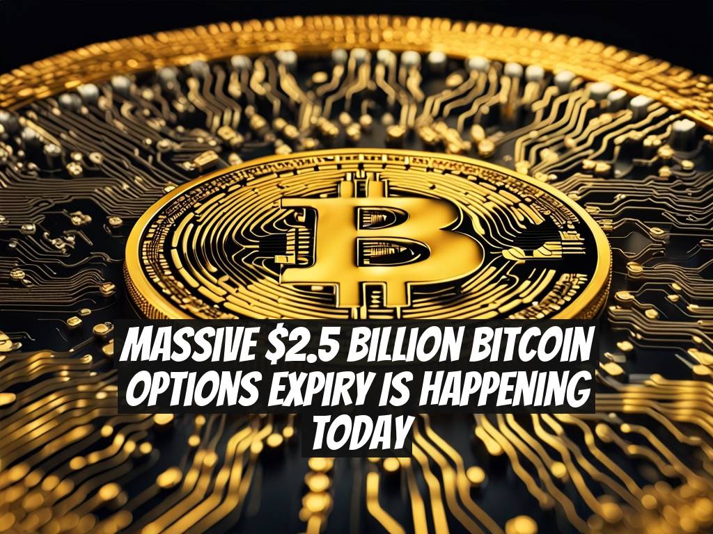 Massive $2.5 Billion Bitcoin Options Expiry Is Happening Today
