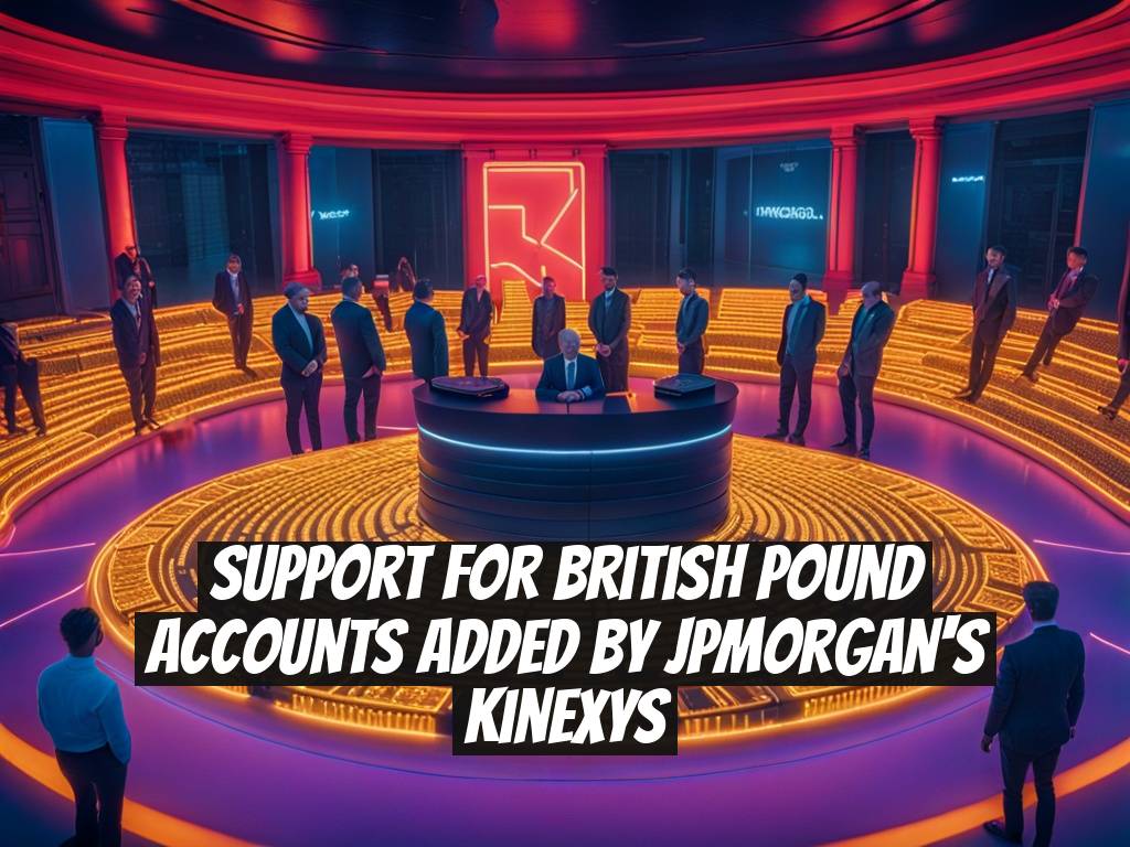 Support for British Pound Accounts Added by JPMorgan's Kinexys
