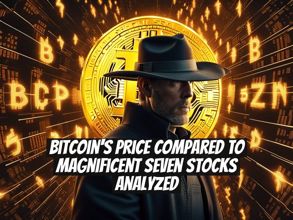 Bitcoin's price compared to Magnificent Seven stocks analyzed