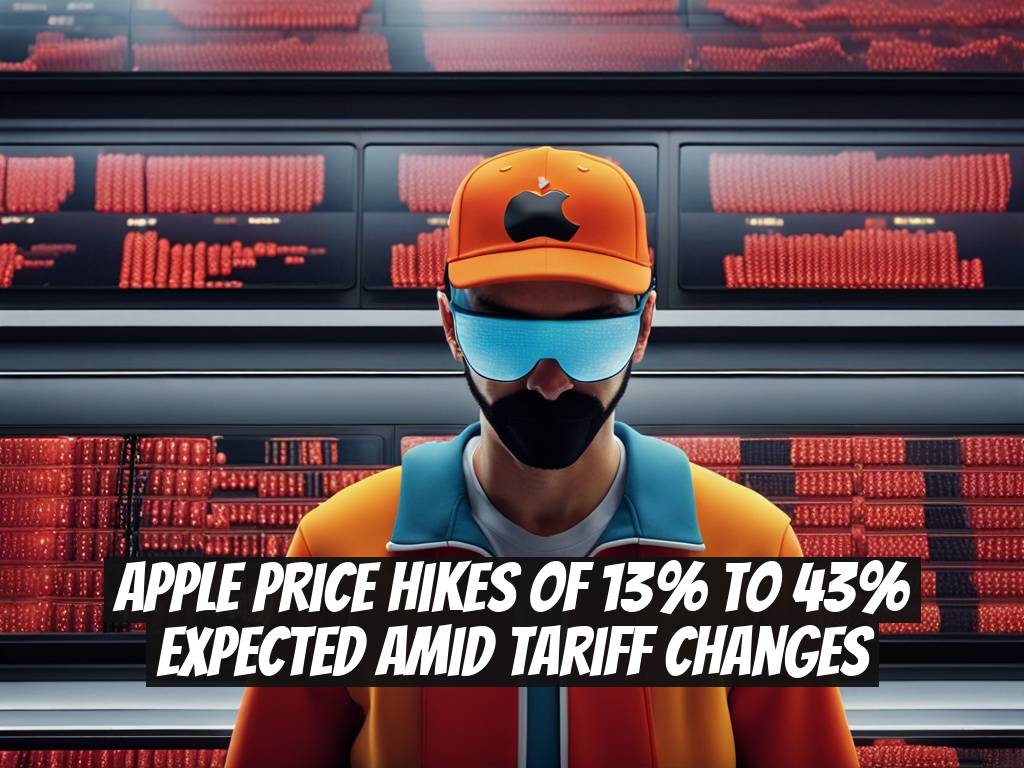 Apple Price Hikes of 13% to 43% Expected Amid Tariff Changes