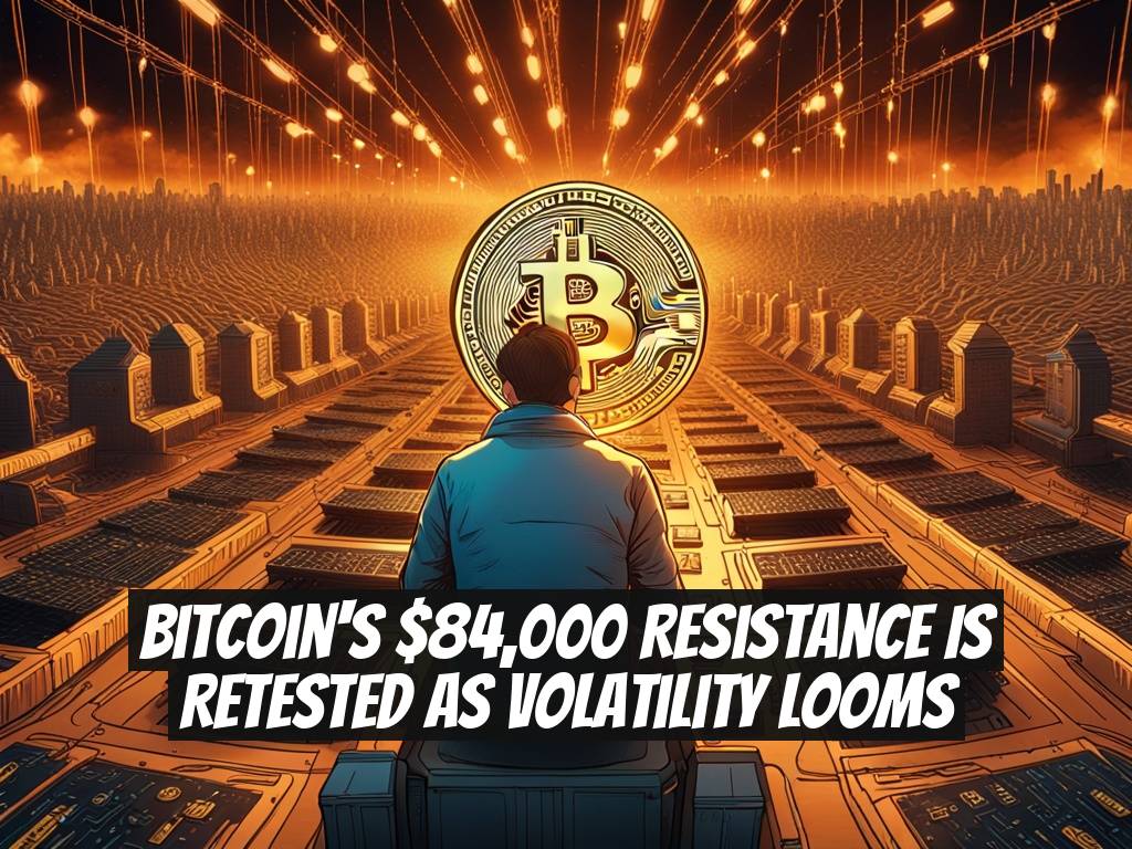 Bitcoin's $84,000 Resistance is Retested as Volatility Looms