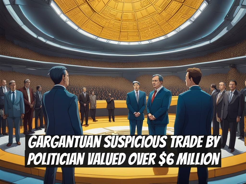Gargantuan Suspicious Trade by Politician Valued Over $6 Million