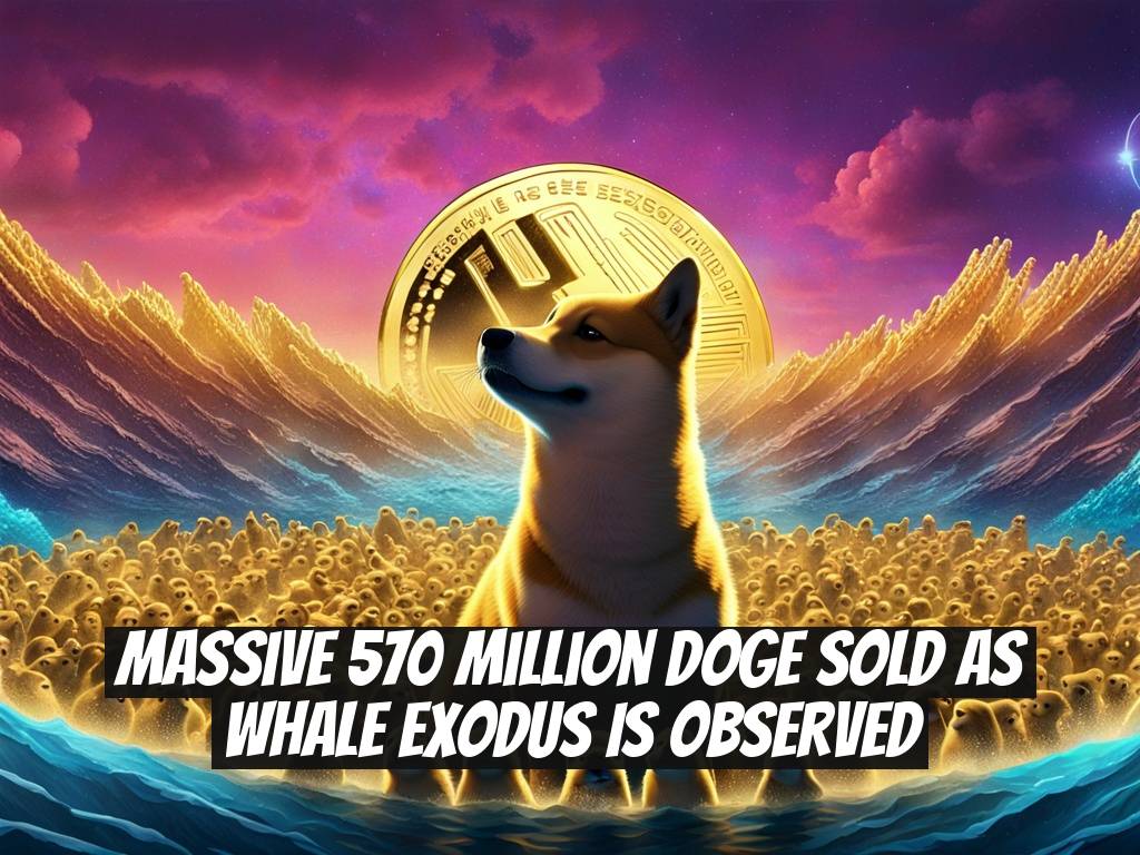 Massive 570 Million DOGE Sold as Whale Exodus is Observed