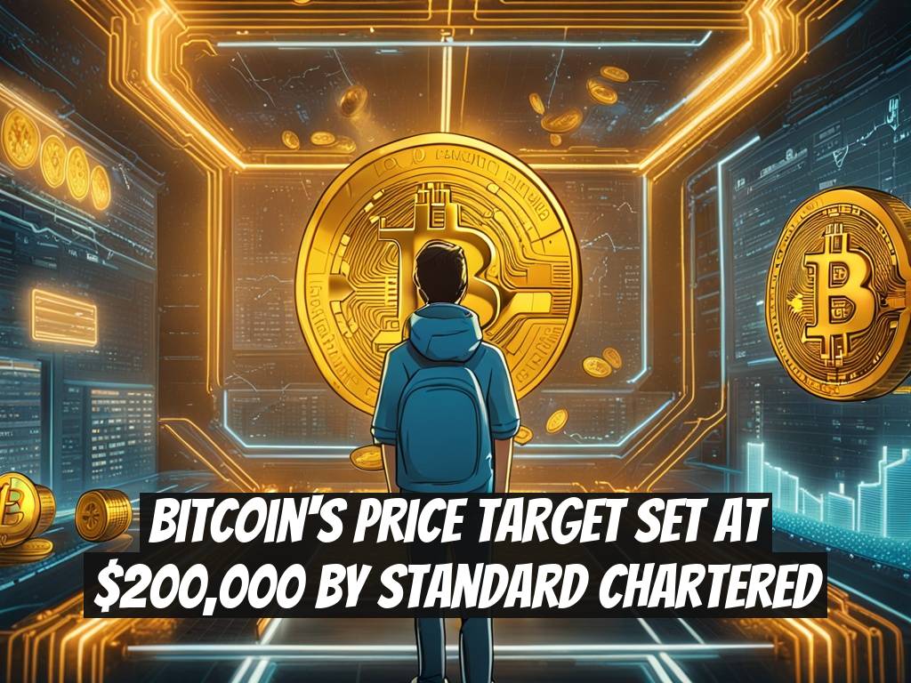 Bitcoin's Price Target Set at $200,000 by Standard Chartered