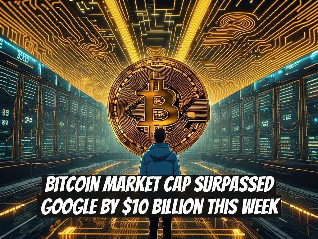 Bitcoin Market Cap Surpassed Google by $10 Billion This Week