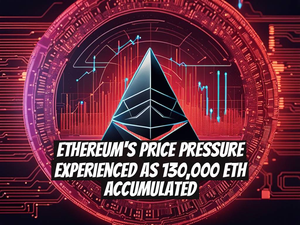 Ethereum's Price Pressure Experienced as 130,000 ETH Accumulated