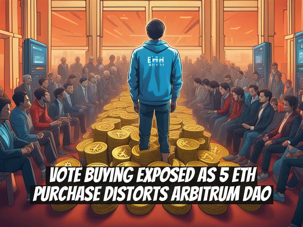 Vote Buying Exposed as 5 ETH Purchase Distorts Arbitrum DAO