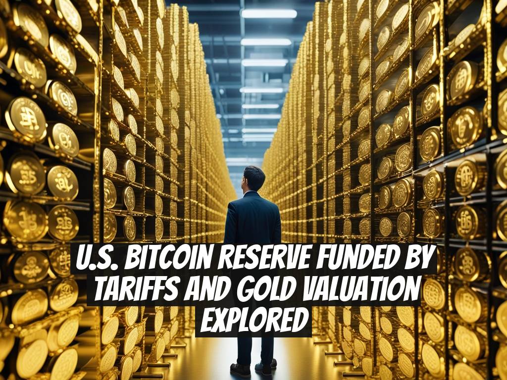 U.S. Bitcoin Reserve Funded by Tariffs and Gold Valuation Explored