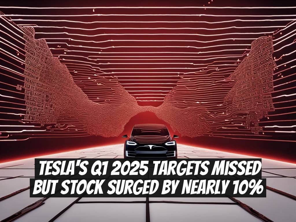 Tesla's Q1 2025 Targets Missed but Stock Surged by Nearly 10%
