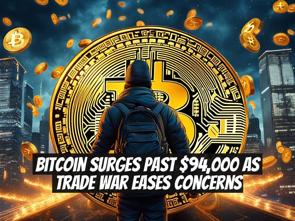 Bitcoin Surges Past $94,000 as Trade War Eases Concerns