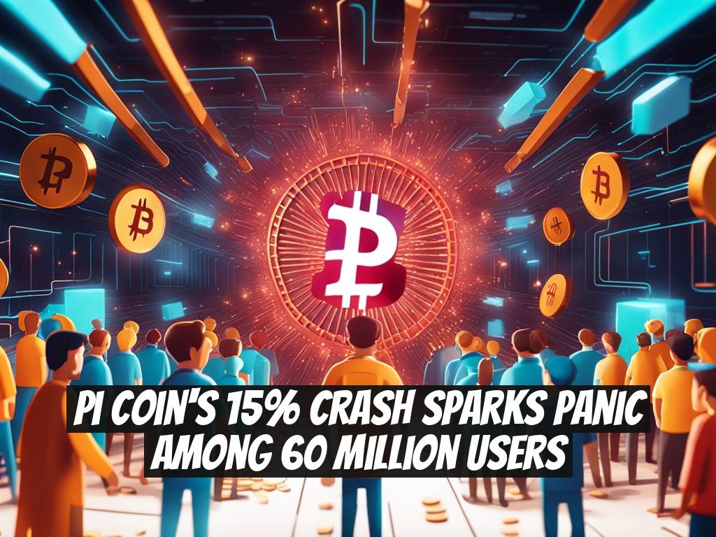 Pi Coin's 15% Crash Sparks Panic Among 60 Million Users