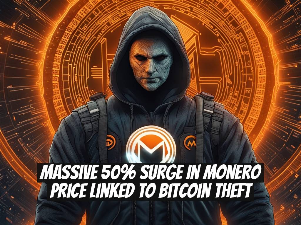 Massive 50% Surge in Monero Price Linked to Bitcoin Theft