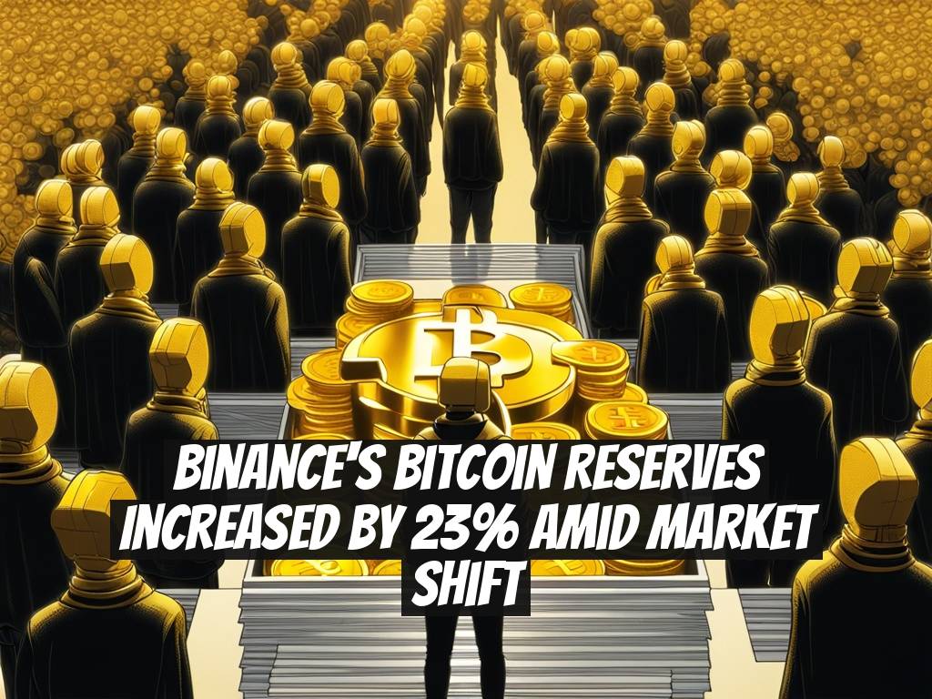 Binance's Bitcoin Reserves Increased by 23% Amid Market Shift