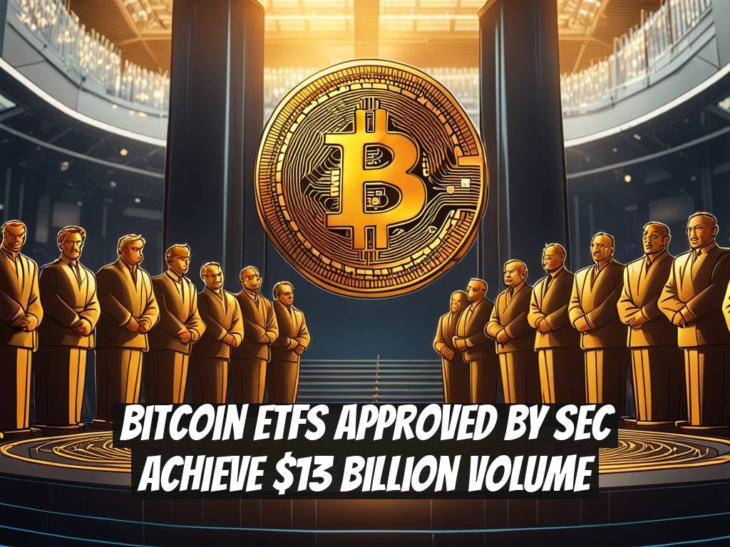 Bitcoin ETFs Approved by SEC Achieve $13 Billion Volume