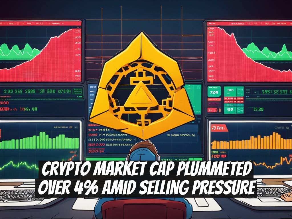 Crypto Market Cap Plummeted Over 4% Amid Selling Pressure