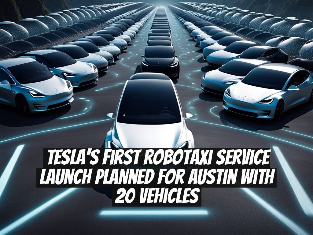 Tesla's First Robotaxi Service Launch Planned for Austin with 20 Vehicles
