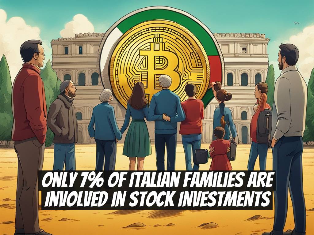 Only 7% of Italian Families Are Involved in Stock Investments