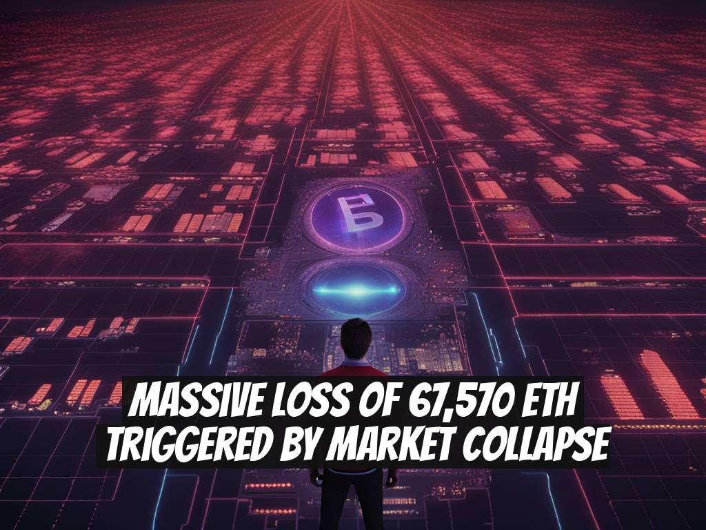 Massive Loss of 67,570 ETH Triggered by Market Collapse
