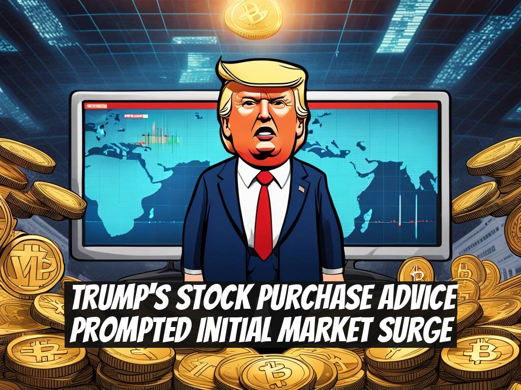 Trump's Stock Purchase Advice Prompted Initial Market Surge