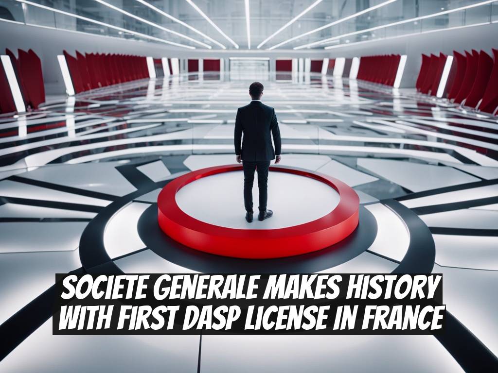 Societe Generale Makes History with First DASP License in France