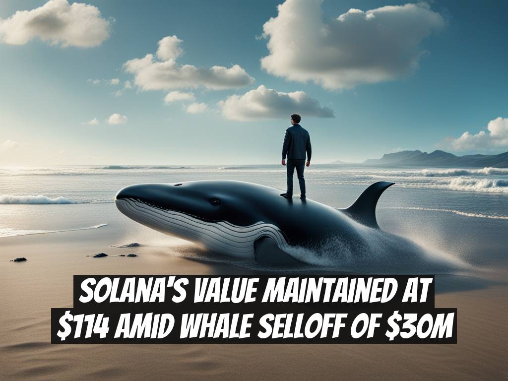 Solana's Value Maintained at $114 Amid Whale Selloff of $30M