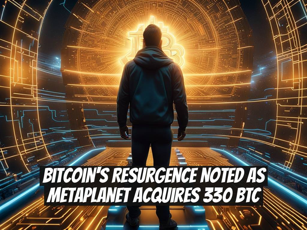 Bitcoin's Resurgence Noted as Metaplanet Acquires 330 BTC