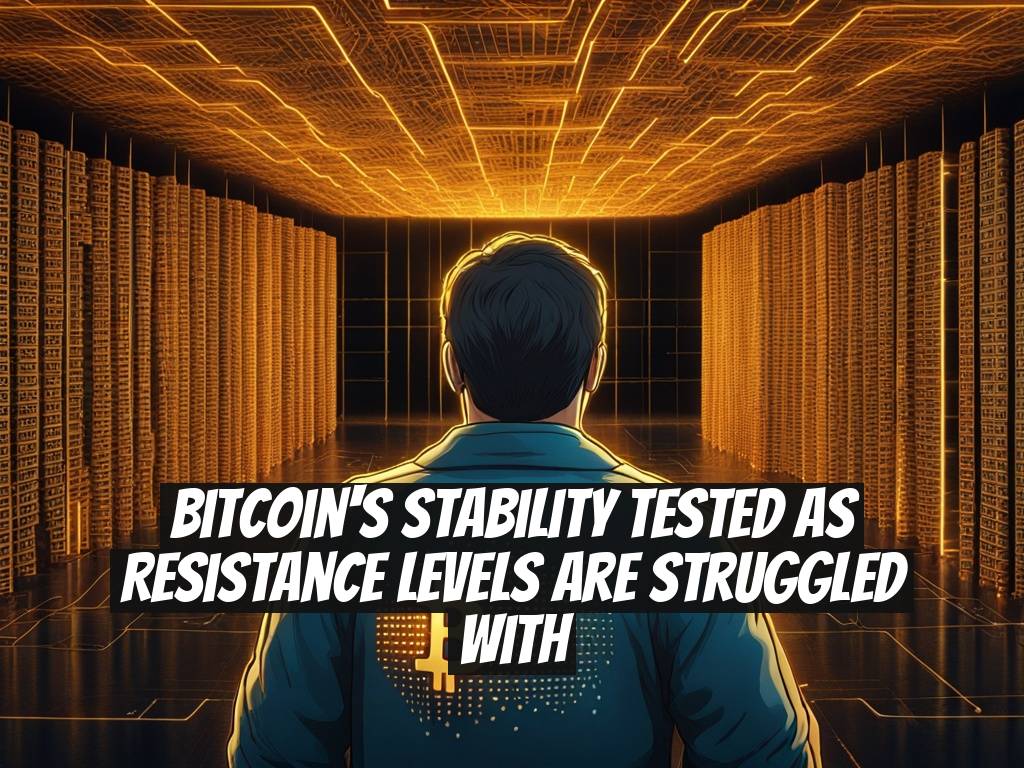Bitcoin's Stability Tested as Resistance Levels Are Struggled With