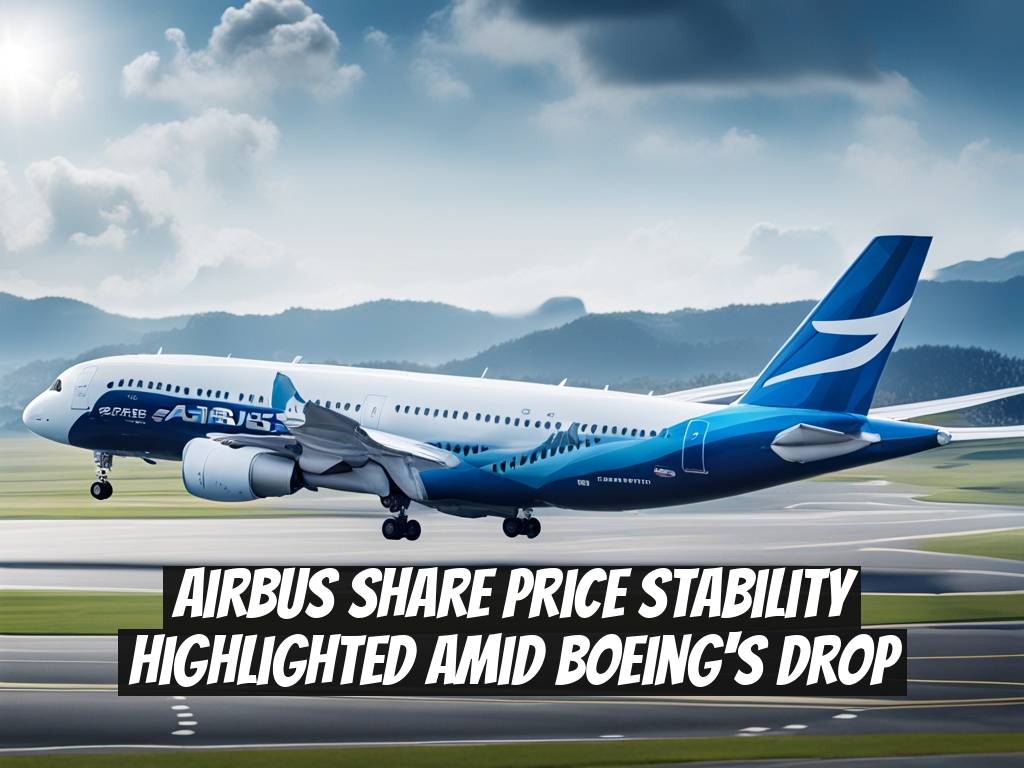 Airbus share price stability highlighted amid Boeing's drop