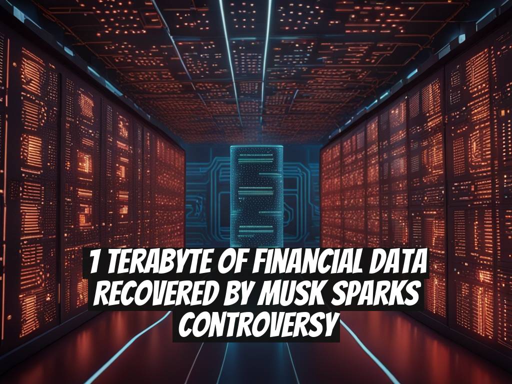 1 Terabyte of Financial Data Recovered by Musk Sparks Controversy