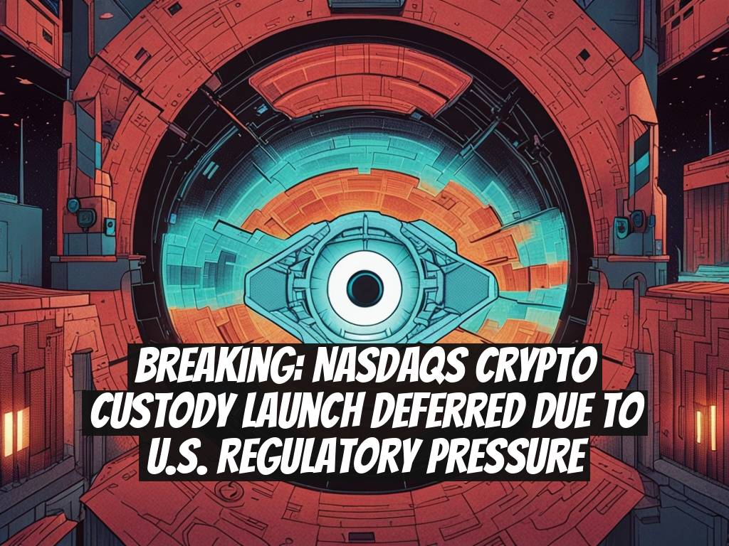 Breaking: Nasdaqs Crypto Custody Launch Deferred Due to U.S. Regulatory Pressure