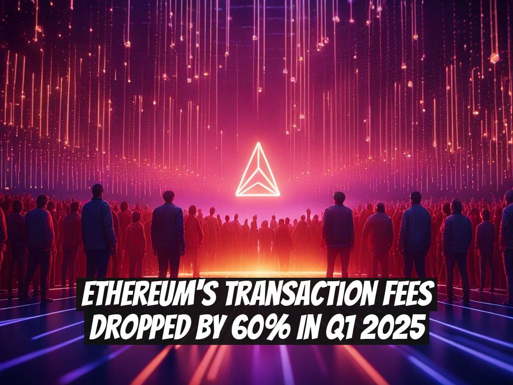 Ethereum's Transaction Fees Dropped by 60% in Q1 2025