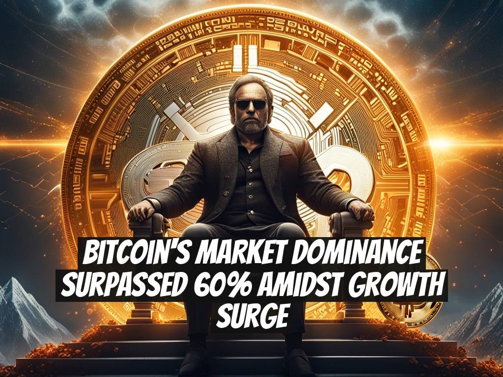 Bitcoin's Market Dominance Surpassed 60% Amidst Growth Surge
