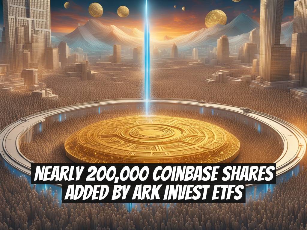 Nearly 200,000 Coinbase Shares Added by Ark Invest ETFs