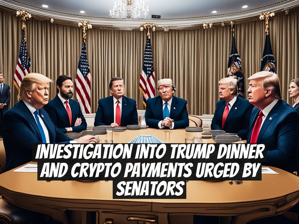 Investigation into Trump Dinner and Crypto Payments Urged by Senators