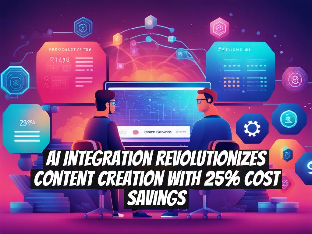 AI Integration Revolutionizes Content Creation with 25% Cost Savings