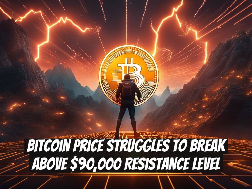 Bitcoin Price Struggles to Break Above $90,000 Resistance Level