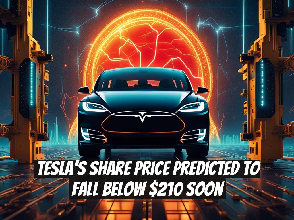 Tesla's Share Price Predicted to Fall Below $210 Soon