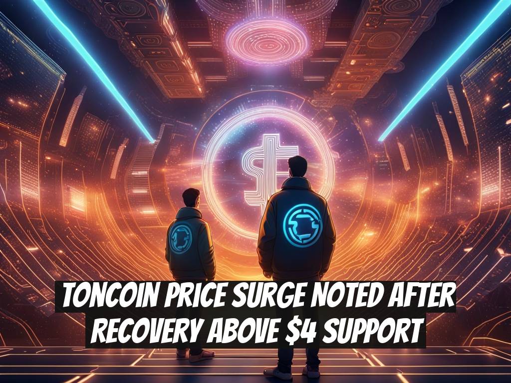 Toncoin Price Surge Noted After Recovery Above $4 Support