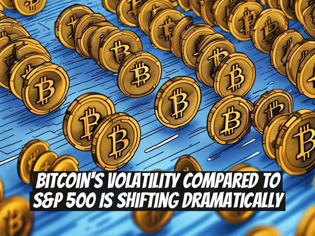 Bitcoin's Volatility Compared to S&P 500 is Shifting Dramatically