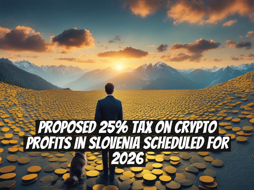 Proposed 25% Tax on Crypto Profits in Slovenia Scheduled for 2026